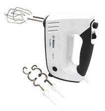 Bosch Handrührer ErgoMixx 750W, weiß, grau Handmixer MFQ37400 