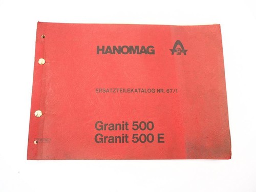 Hanomag granit 500 500e - hanomag,