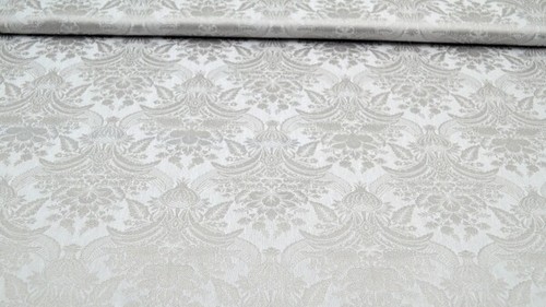 Jacquard silber weiß - in,