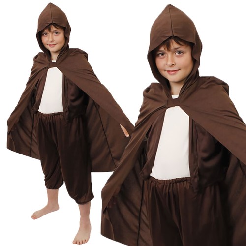 Kinder braun kapuze umhang - kinder,