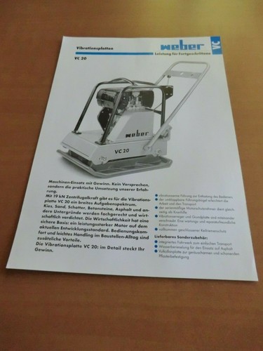 Prospekt weber 20 - weber, vc