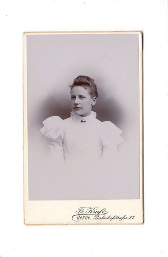 Cdv foto damenportrait frau - cdv,