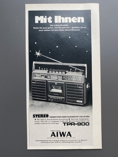 Aiwa kassetten recorder - aiwa, kassetten-recorder
