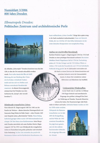 Numisblatt 2006 beschreibung - numisblatt,