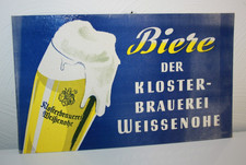 Brauereischild - Klosterbrauerei Weissenohe - Bierschild