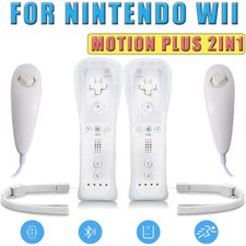 1-2x Für Original Nintendo Wii Controller, Remote Nunchuck Motion Plus Wii/Wii U