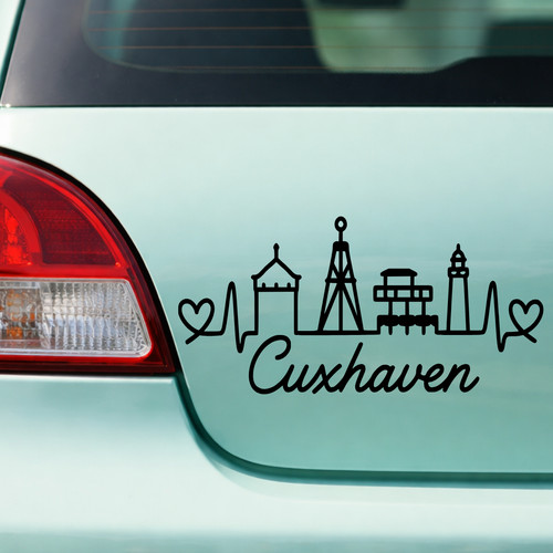 Cuxhaven skyline herzschlag - skyline,