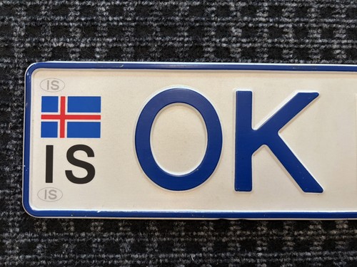 Original auto kennzeichen - auto,