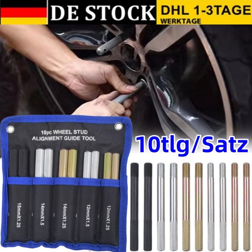 10x stahl radmontagehilfe m12 - stahl,