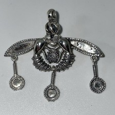 925 Silber Brosche+ Anhänger