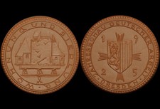 DRESDEN: Medaille 1925. JAHRESSCHAU DEUTSCHER ARBEIT - WOHNUNG & SIEDLUNG.