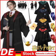 Harry Potter Gryffindor Slytherin Hufflepuff Kostüm Robe-Mantel Umhang Krawatte