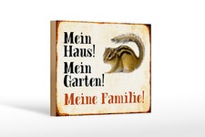 Holzschild tiere 18x12 - holzschild,