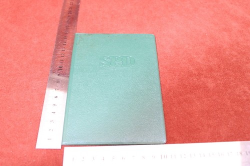 Spd mitgliedsbuch - spd,