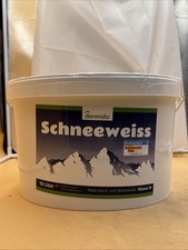 derendo Schneeweiss wandfarbe weiß hohe deckkraft 10l innenfarbe weiß matt Kl.3!