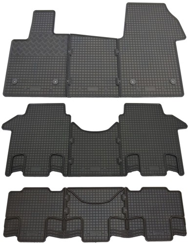 Gummifußmatten set für t7 - gummifußmatten, vw