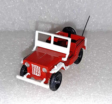 SIKU Plastik V 92 Jeep  -Umbau Feuerwehr -  code 3, Repro-Teil,  #4