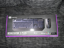Cooler Master Devastator 3 Plus Tastatur & Gaming Maus 7 LED AZERTY - NEU