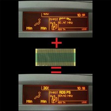Für Peugeot 307 407 408 Multi Info Display Pixel Reparatur Folie 05 Set