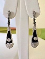 Art Deco Ohrringe Diamanten