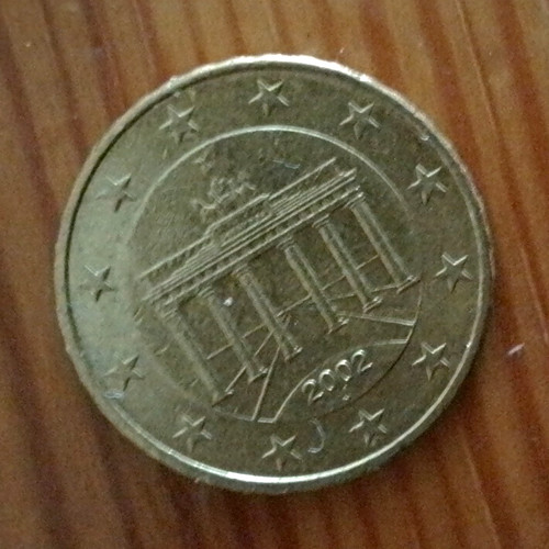 Cent euro münze 2002 - 10,