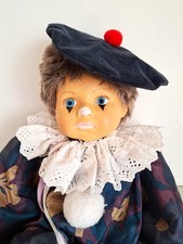 Große vintage harlekin - vintage, puppe