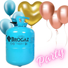 Helium Gas Ballongas für ca. 30 - 50 Luftballons Heliumflasche Folienballons 