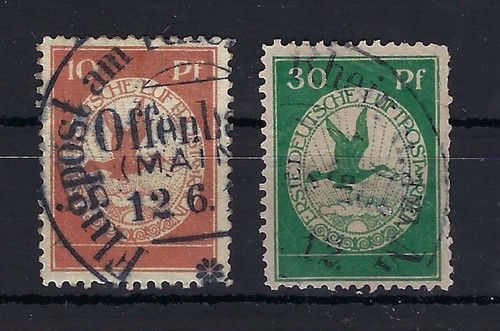 Flugpost 1912 ii iii - 1912,, ii-iii