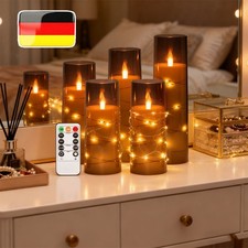 5er LED Kerzen Flackernd Set