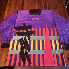Vintage Torwart Deutschland Trikot Reusch Gr. XXL lila #1 selten  