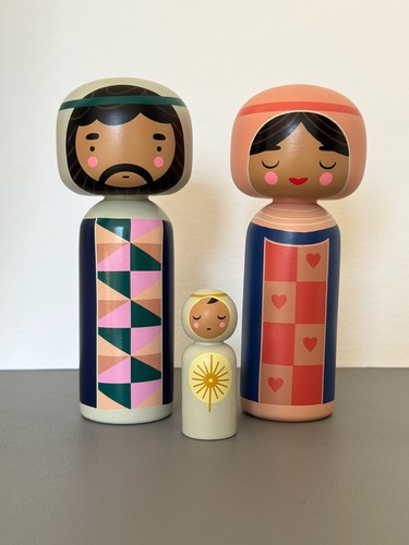 Lucie kaas kokeshi - kaas, nativity