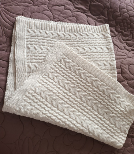 Sehr schöne strickdecke - strickdecke, für
