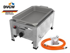 1 Flammen Edelstahl Gasgrill