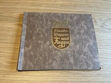 Sammelalbum Olympia Olympiade Staatswappen und Flaggen 1936