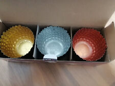 Orientalische Teelichthalter * 3er * Metall * innen Gold, Silber, Kupfer * NEU *