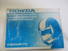 Bordbuch Honda CBR 600 F Bj
