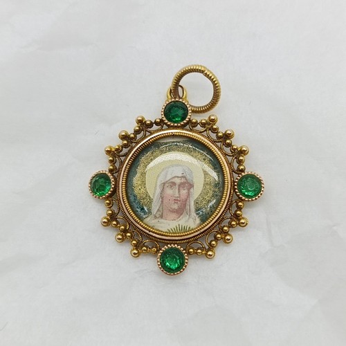 Reliquier anhänger aus 14k - anhänger,