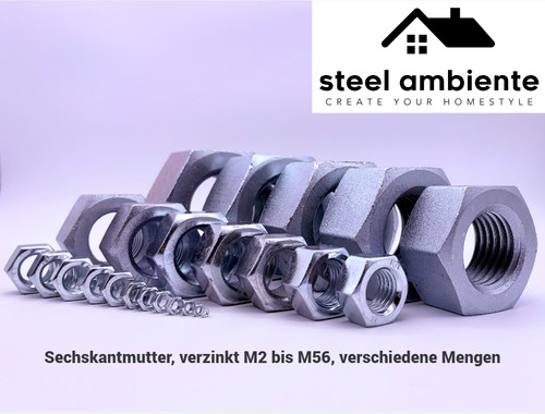 Sechskantmuttern verzinkt - sechskantmuttern,,