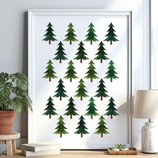 Tannen Muster v1 Schablone