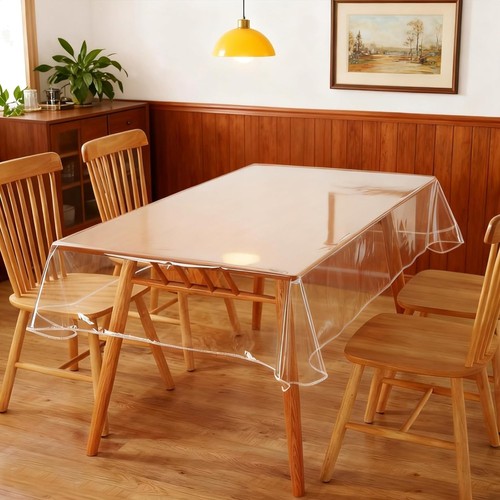 Tischdecke transparent pvc - transparent,