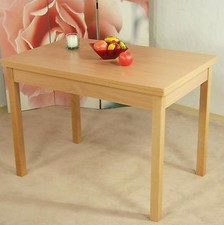Tisch Ausziehbar Buche natur Esstisch teilmassiv Esszimmertisch Küchentisch neu