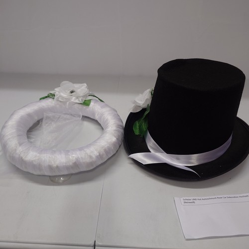 Autoschmuck hochzeit zylinder - hochzeit,