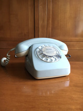 Post Wählscheibentelefon Telefon FeTAp 611-2  grau Vintage 1975