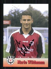 Mario Wildmann Autogrammkarte