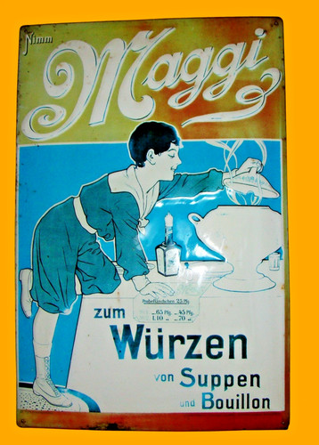 Maggi werbeschild 1950er - maggi,