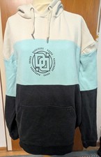 Hoodie, DNGRS, Blau,Dunkelblau , Weiß, Gr. L 