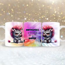 Tasse lustiges Zebra mit