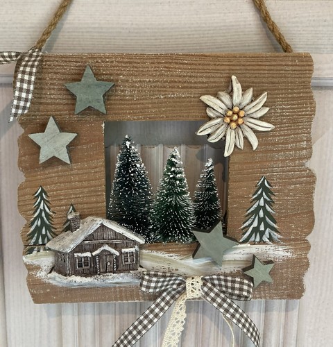 Handgefertigtes deko holz bild - handgefertigtes,