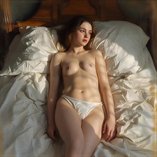 Akt Schlafzimmer weiblich