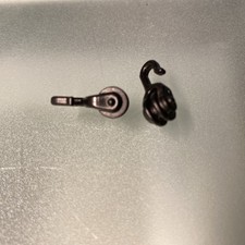 PLAYMOBIL® 2x Seilrolle schwarzSeilhalterung Haken Piratenschiff Segel 3940 3750